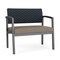 Lesro Lenox Steel Bariatric Chair Metal Frame, Charcoal, RS NightSky Back, MD Farro Seat LS1401 - alternate 1